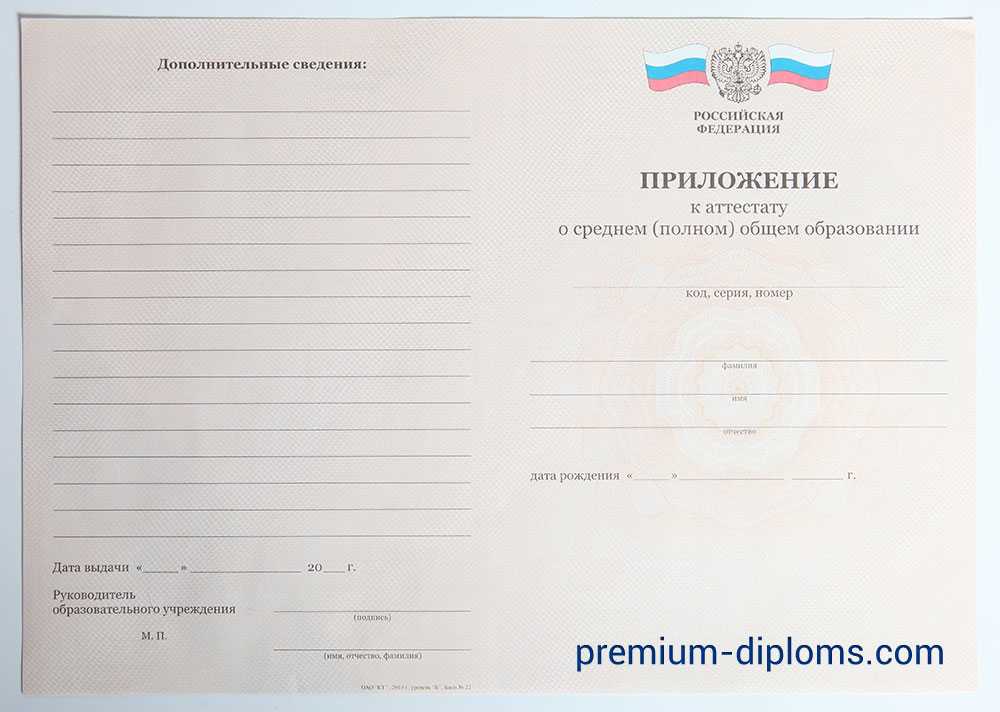 Аттестат 11 классов 2010-2013 год фото